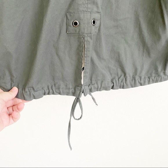 Anthropologie Sanctuary Anorak Military Style Long Field Jacket Olive Green S - Picture 12 of 13